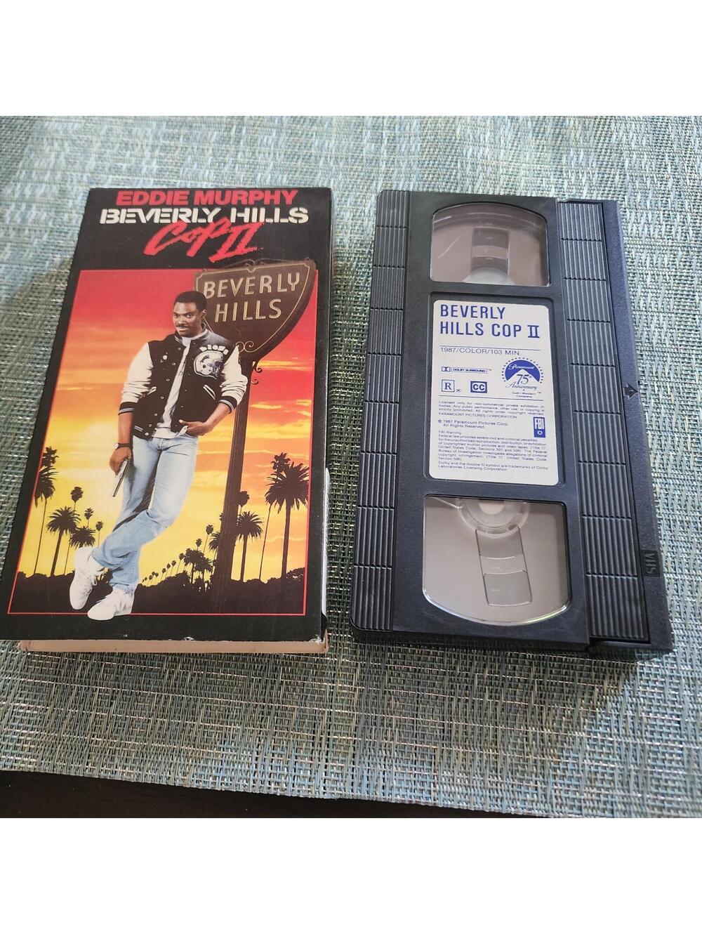 Beverly Hills Cop II VHS Tested Excellent Condition Eddie Murphy 1987 Paramount